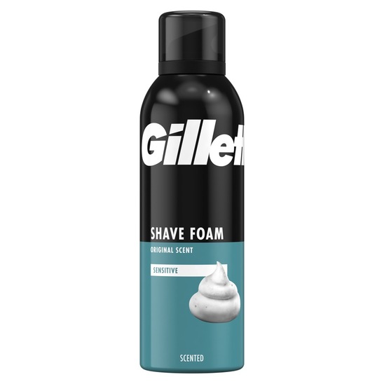 Brivska pena Sensitive, Gillette, 200 ml