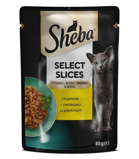 Hrana za mačke s piščancem, Sheba, 85 g