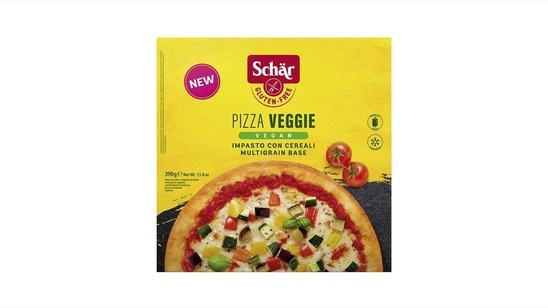 Veganska pizza, Schar, zamrznjeno, 390 g