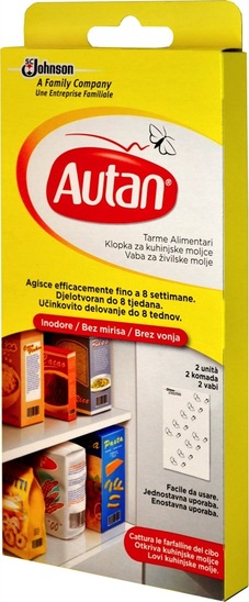 Insekticid proti kuhinjskim moljem, Autan, 2 kosa