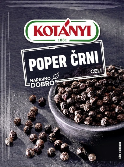 Celi črni poper, Kotanyi, 20 g
