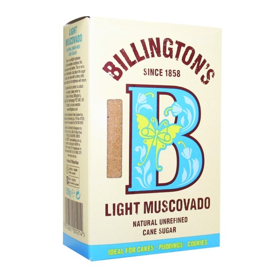 Rjavi sladkor Light Muscovado, Billington's, 500 g