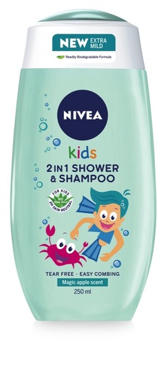 Gel za tuširanje Boy, Nivea Kids, 250 ml