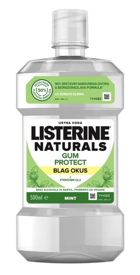 Ustna voda Naturals, Gum Protect, Listerine, 500 ml