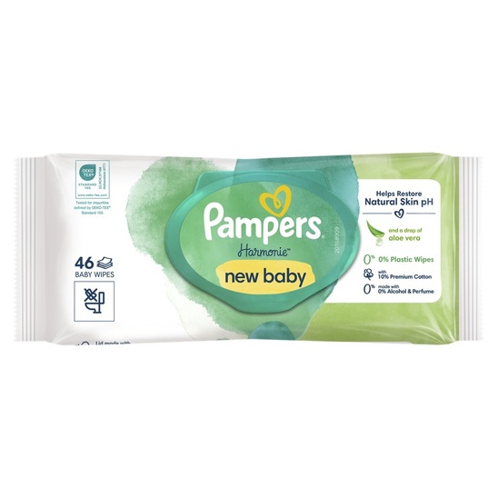 Otroški vlažni robčki, Harmonie New baby, Pampers, 46/1