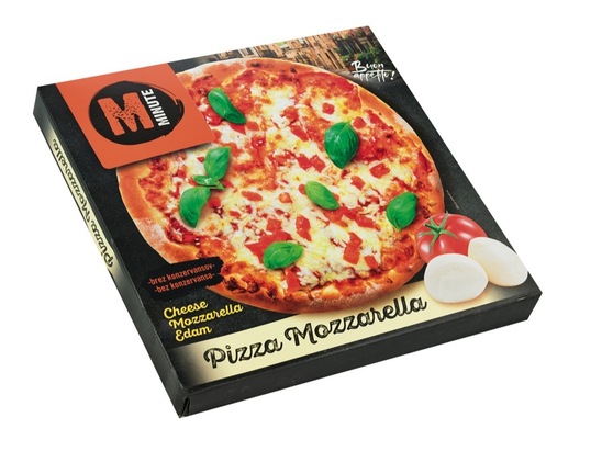 Pizza Mozzarella, Minute, zamrznjeno, 350 g