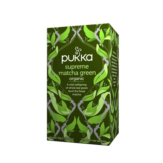 Bio zeleni čaj matcha, Pukka, 20 vrečk, 30 g
