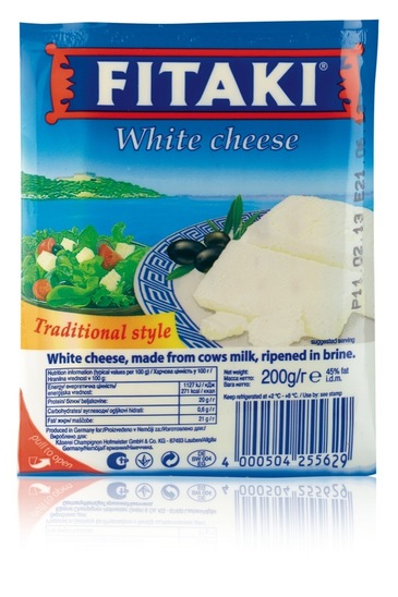 Sveži sir v slanici Fitaki, Kaeserei Champignon, pakirano, 200 g