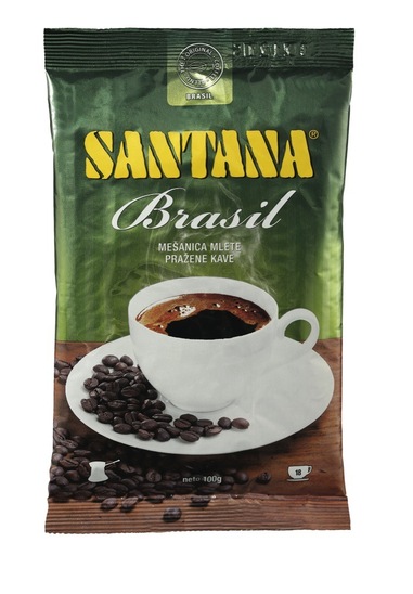 Mleta kava Brasil, Santana, 100g