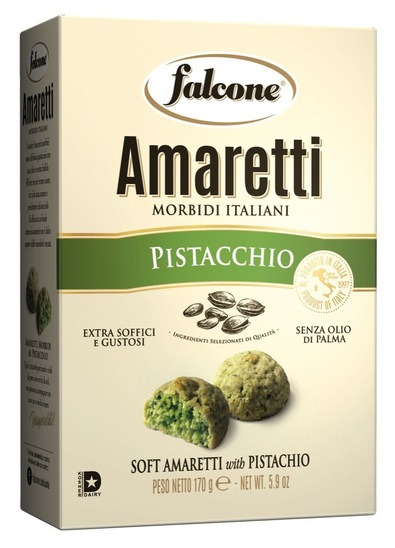 Keksi amareti & pistacija, Falcone, 170 g