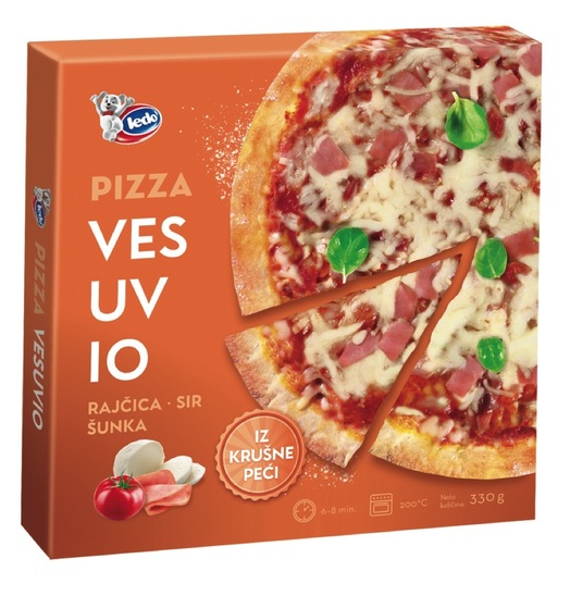 Pizza Vesuvio, Ledo, zamrznjeno, 330 g