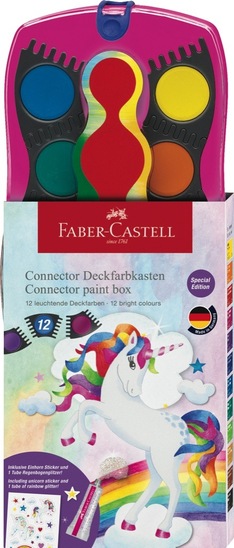 Vodene barvice, Connector Unicorn, Faber Castell, 12/1