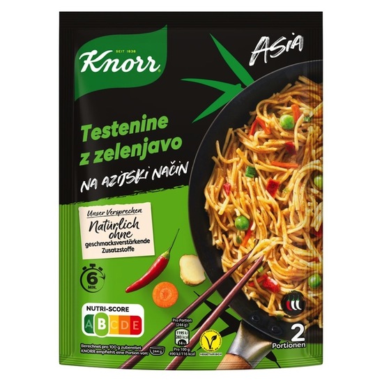 Testenine na Azijski način, z zelenjavo, Knorr, 121 g