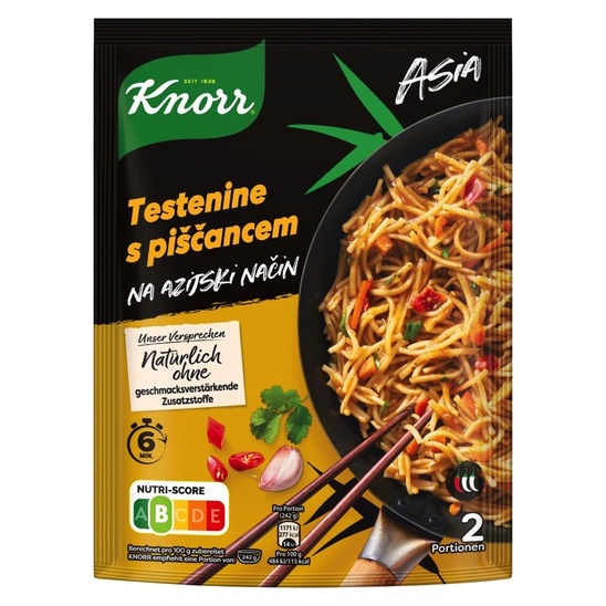 Testenine na Azijski način, s piščancem, Knorr, 121 g