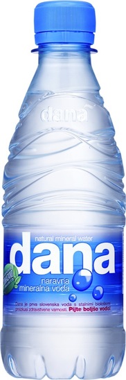 Negazirana naravna mineralna voda, Dana, 0,33 l