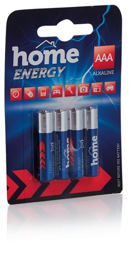 Baterijski vložek Home, Energy AAA, 4/1