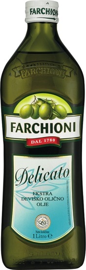Ekstra deviško oljčno olje Delicato, Farchioni, 1 l