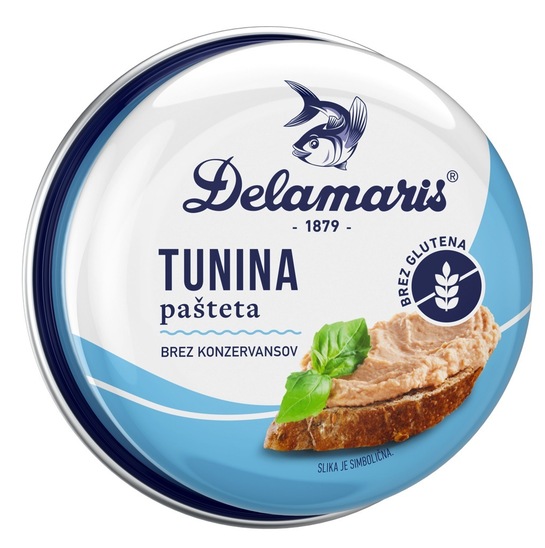 Pašteta tunina classic, Delamaris, 95 g