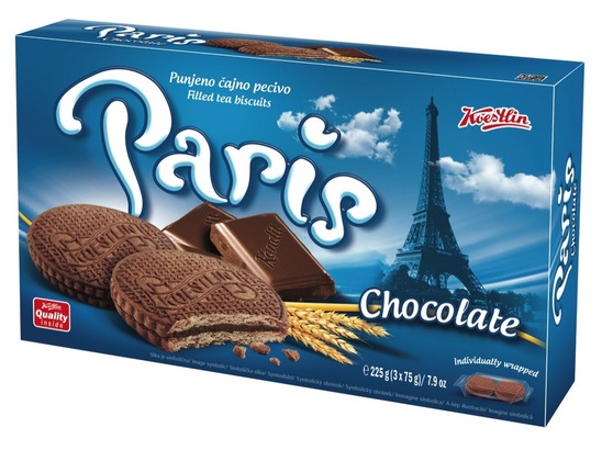 Čokoladni keksi, Paris, 3 x 75 g