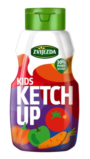 Ketchup z manj sladkorja, Zvijezda Kids, 500 g