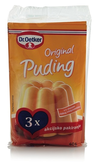 Smetanov puding, Dr. Oetker, 3 x 40 g