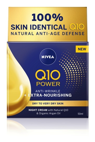 Nočna krema proti gubam Q10, Nivea, 50 ml