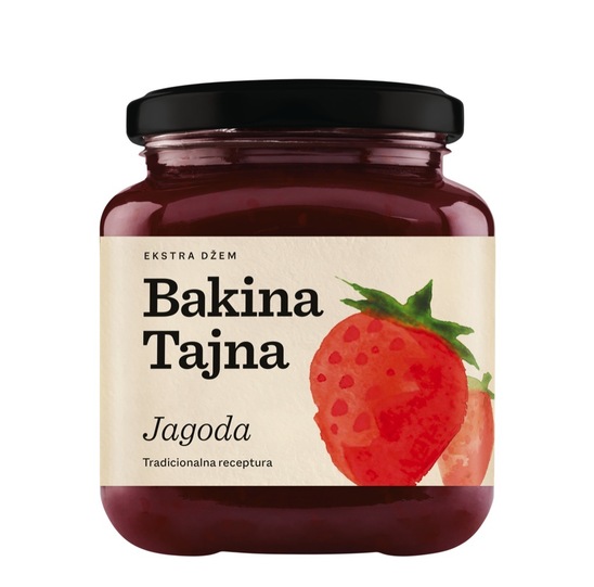 Extra jagodni džem, Bakina Tajna, 375 g