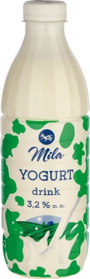 Tekoči jogurt, 3,2% m.m., Mila, 1000 g