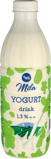 Tekoči jogurt, 1,3% m.m., Mila, 1000 g