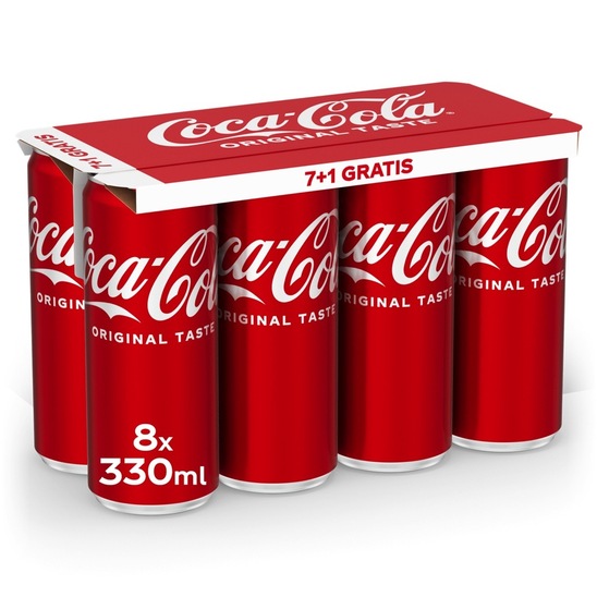 Gazirana pijača, Coca Cola, 8 x 0,33 l