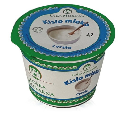 Čvrsto kislo mleko, KGZ Škofja Loka, 250 g