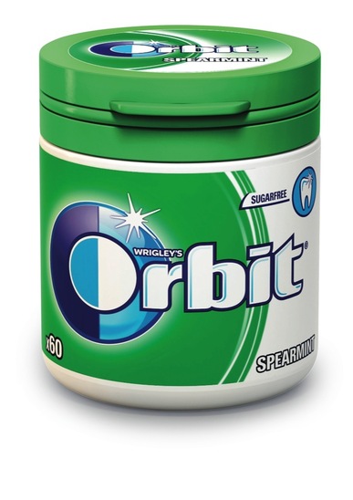 Žvečilni gumi spearmint, Orbit, 84 g