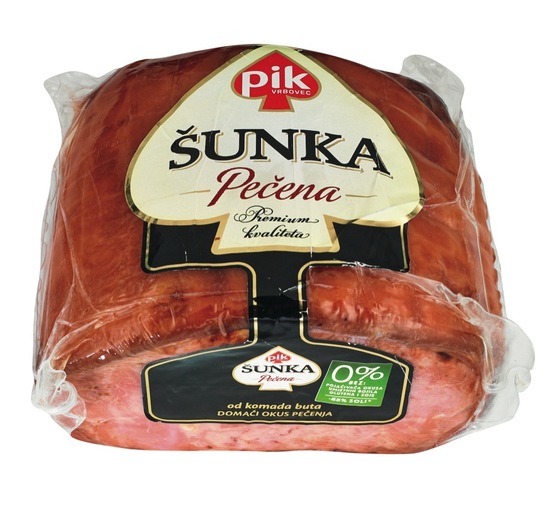 Pečena šunka, Pik Vrbovec, pakirano, cena za kg