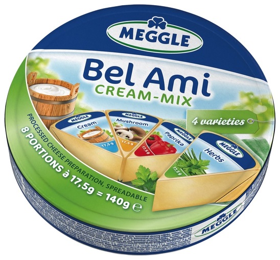 Topljeni sir Bel Ami mix, Meggle, 140 g