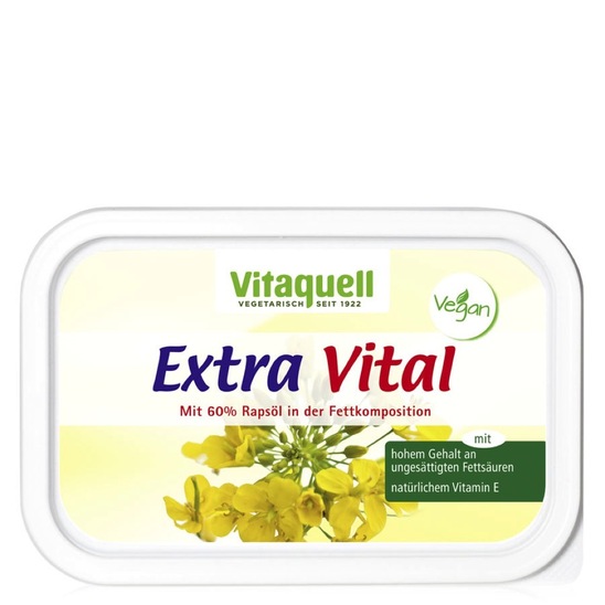 Veganska margarina Extra Vital, Vitaquell, 250 g