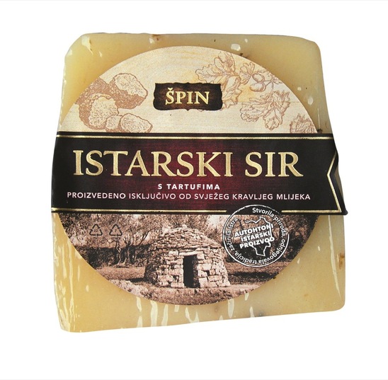 Istrski sir s tartufi, Špin, pakirano, 230 g