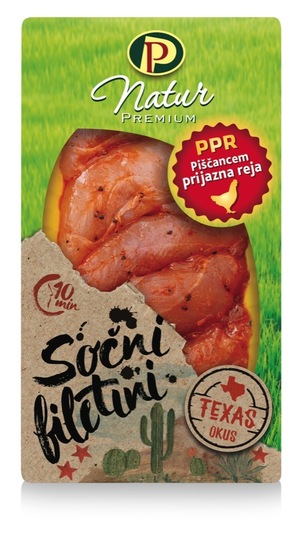 Piščančji Texas filetini, Natur Premium, skin pack, 300 g, IK