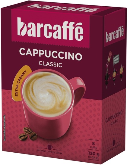 Cappuccino, klasik, Barcaffe, 120 g
