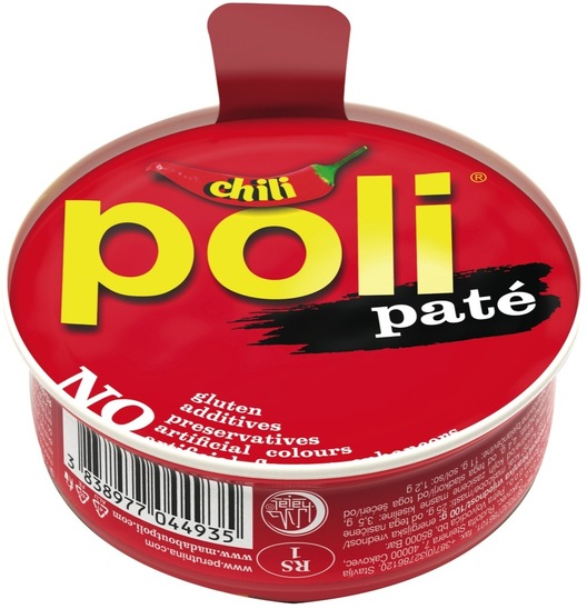 Pašteta pate s čilijem, Poli, 95 g