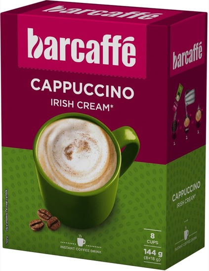 Cappuccino, irish, Barcafffe, 144 g