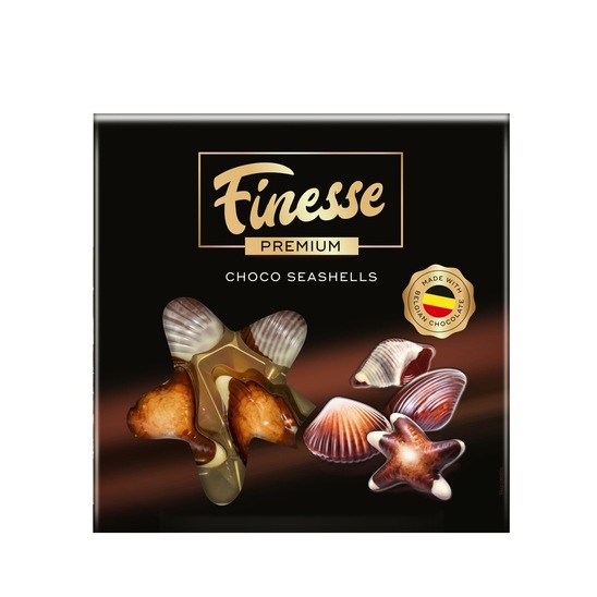 Bonboniera čokoladne školjke, Finesse, 250 g