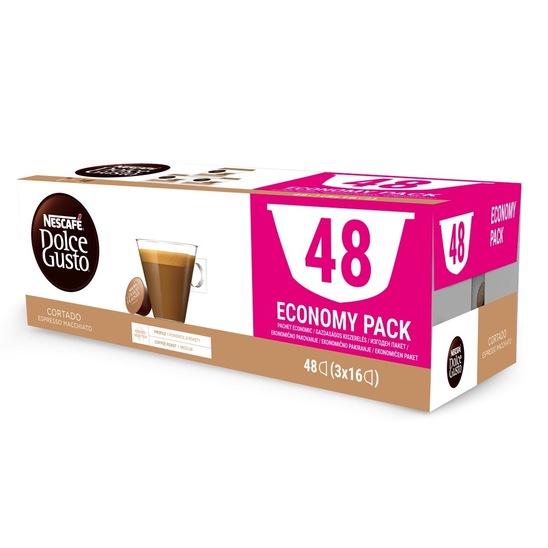 Kava Cortado Espresso Macchiatto, Nescafe Dolce Gusto, 3 pack, 302,4 g