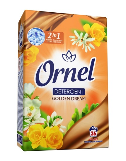 Detergent za pranje perila Golden Dream, Ornel, 36 pranj, 2,34 kg
