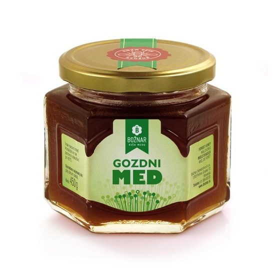 Gozdni med, Božnar, 450 g