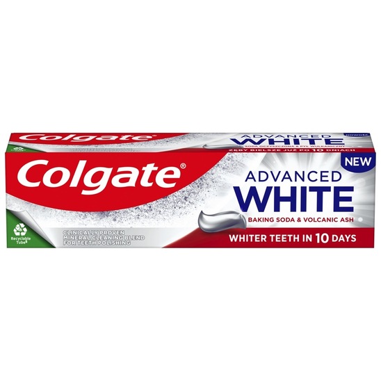 Zobna pasta, Advanced White Soda & Ash, Colgate, 75 ml