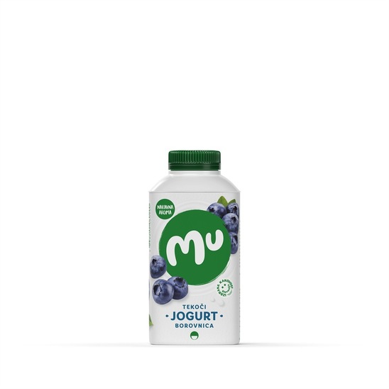 Sadni jogurt, borovnica, 1,3 % m.m., Mu, 500 g