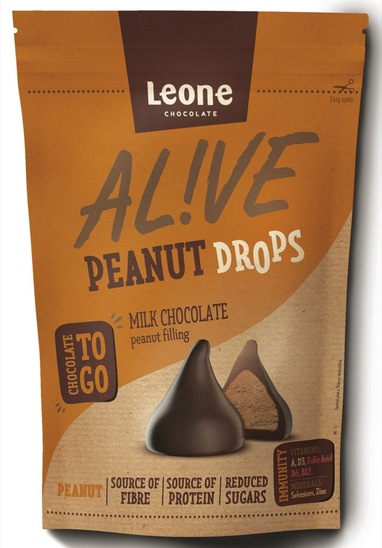 Čokoladne kapljice, peanut, AL!VE, 32 g