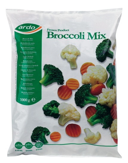 Brokoli mix, Ardo, zamrznjeno, 1 kg