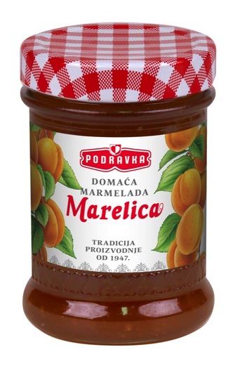 Domača marelična marmelada, Podravka, 360 g