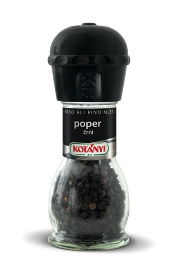 Celi črni poper v mlinčku, Kotanyi, 36 g